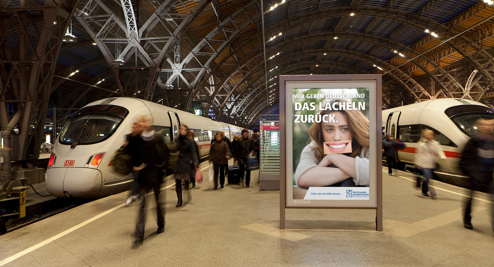 Freier Verband Deutscher Zahnärzte City Light Poster | Portfolio Werbeagentur Berlin