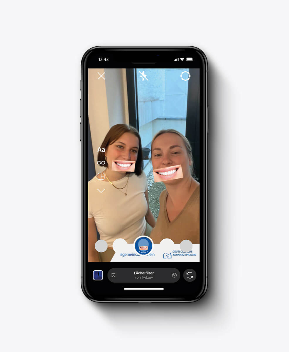 Freier Verband Deutscher Zahnärzte Lächelfilter | Portfolio Werbeagentur Berlin