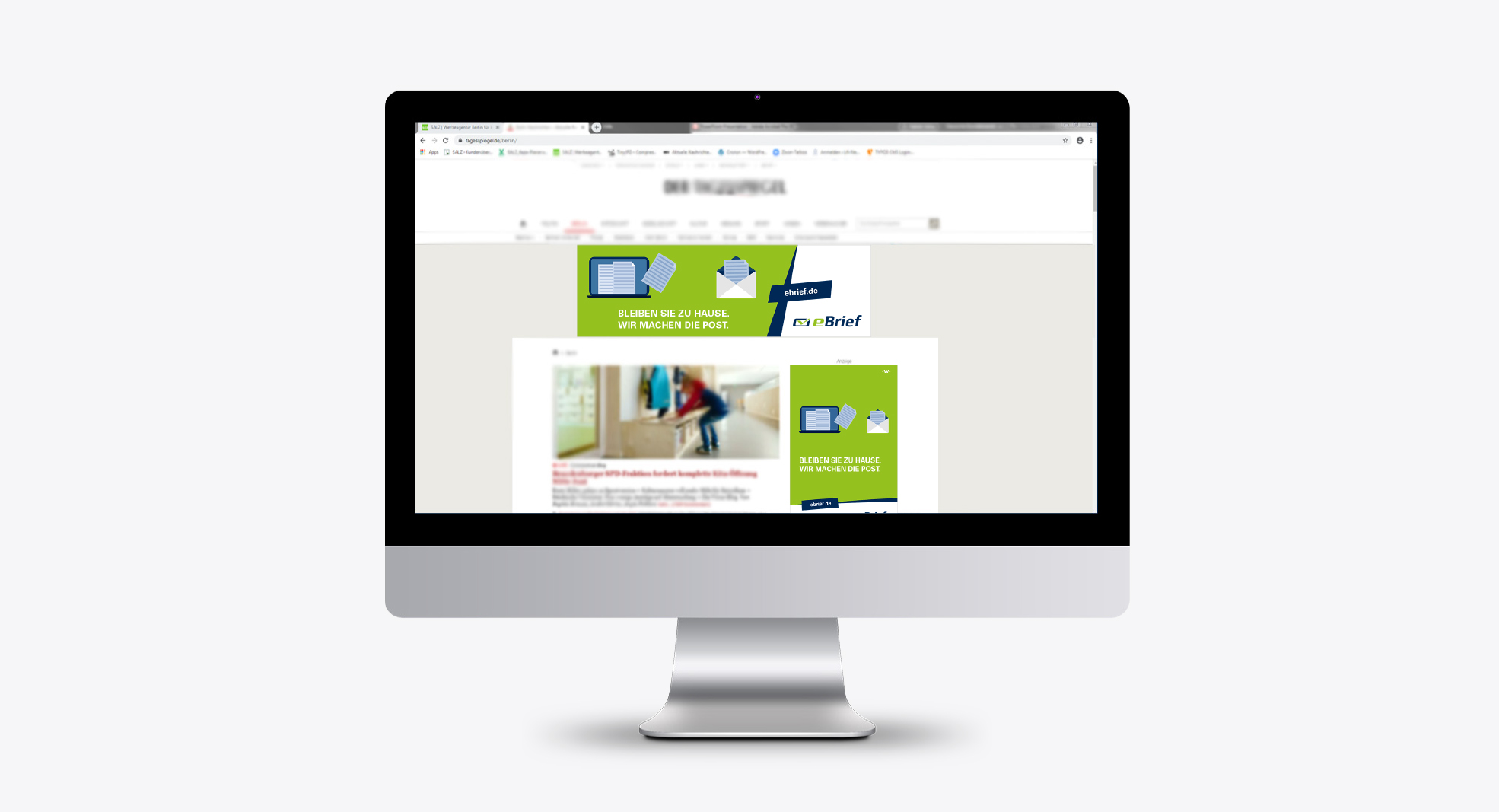 Werbeagentur Berlin Salz Portfolio PIN AG Postverkehr Display Banner